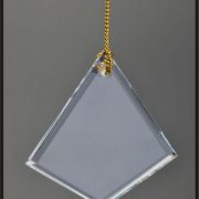 crystal diamond shape Christmas ornament gift
