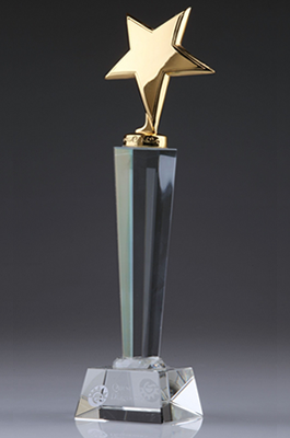 golden star crystal award