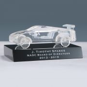 Crystal Racing Car Trophy