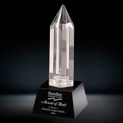 crystal pencil trophy