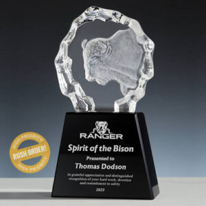 crystal buffalo award