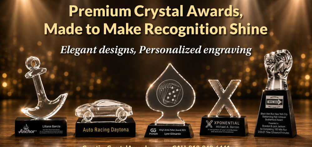 Premium Crystal Awards & Trophies for Memorable Recognition