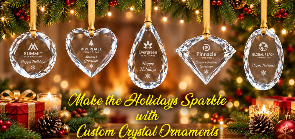 Celebrate the Season with Engraved Crystal Ornaments for Corporate Holiday Gifts