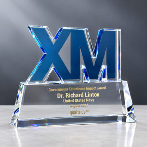 branded crystal award